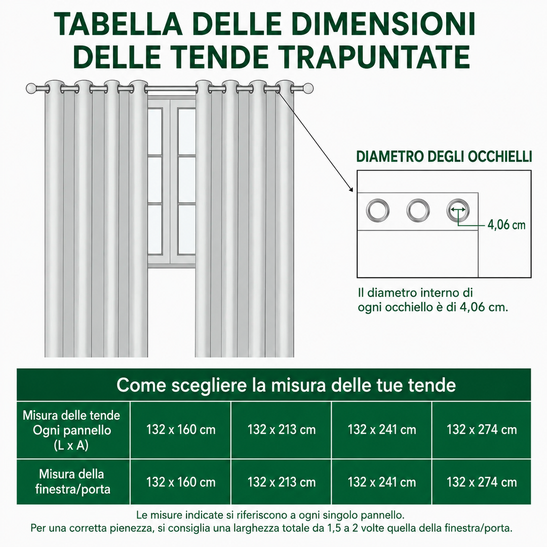Winter General Quilted Curtains NCU0TV1303
