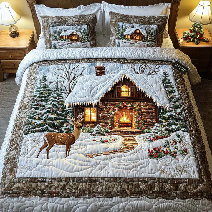 3-Piece Quilted Cover - Cozy Refuge