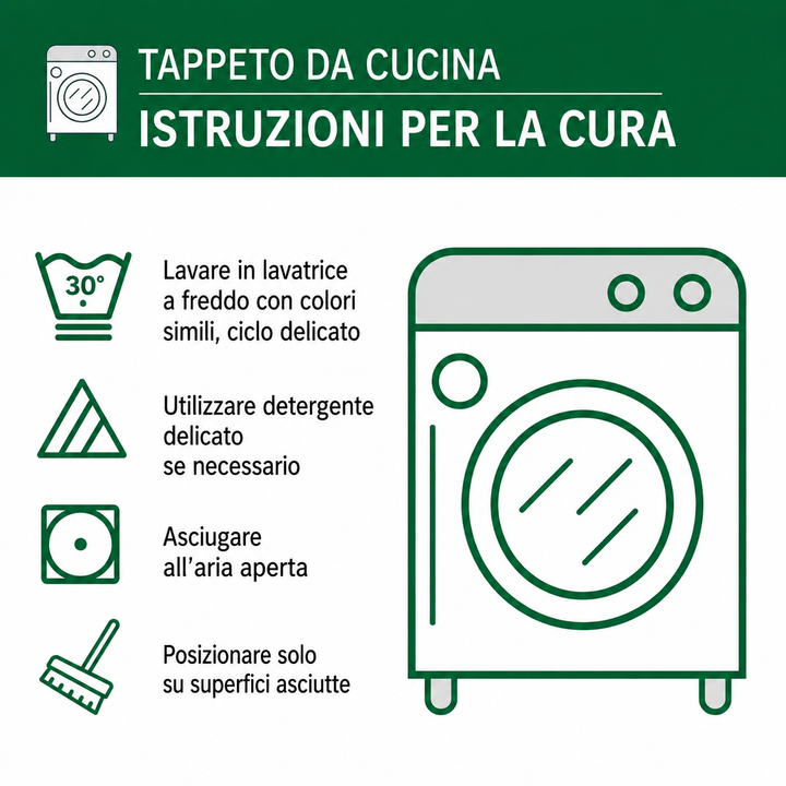 Non-slip Christmas Kitchen Mat with Winter Light NCU0TD1734