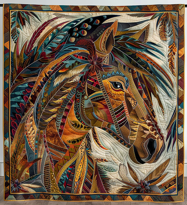 Quilted Blanket Horse NCU0DK143