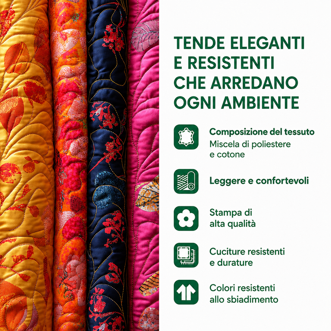 Hippie Peace Dream Quilted Curtains NCU0TD1491