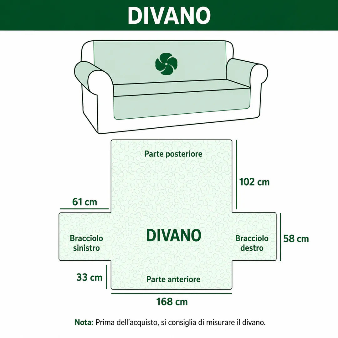 Quilted sofa cover with Christmas pattern NCU0PT9673