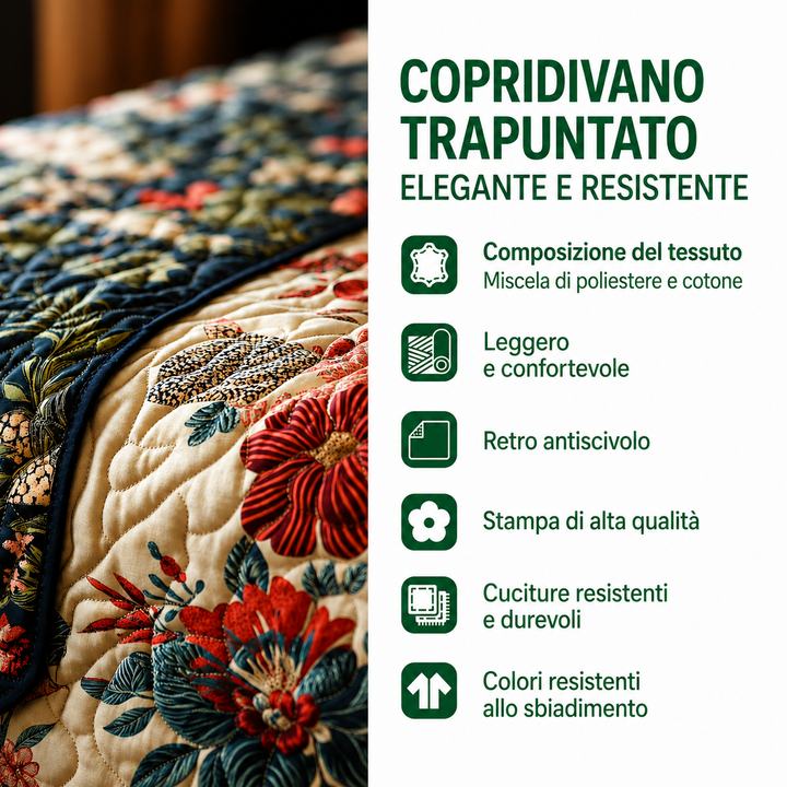 Quilted Sofa Cover with Christmas Golden Retriever NCU0HH976