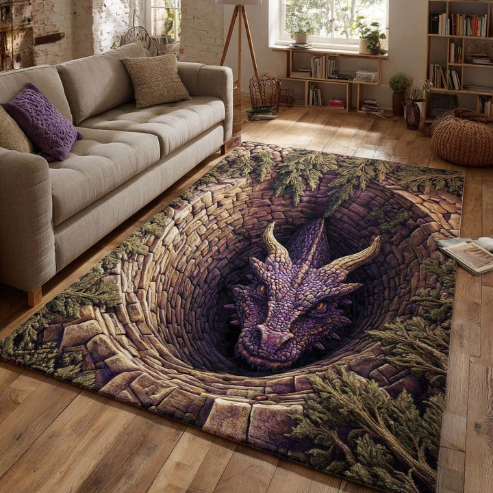 Abyssal Dragon Eye Area Rug NCU0HH1865