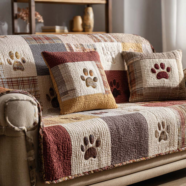 Quilted sofa cover with soft pattern NCU0NT11185