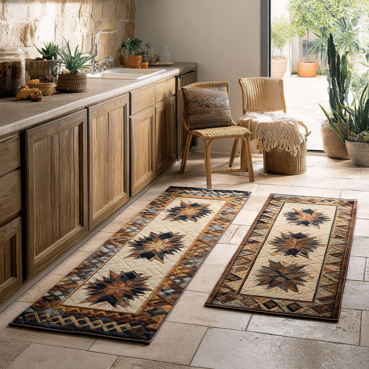 Non-slip kitchen rug with amber dawn NCU0DK11053