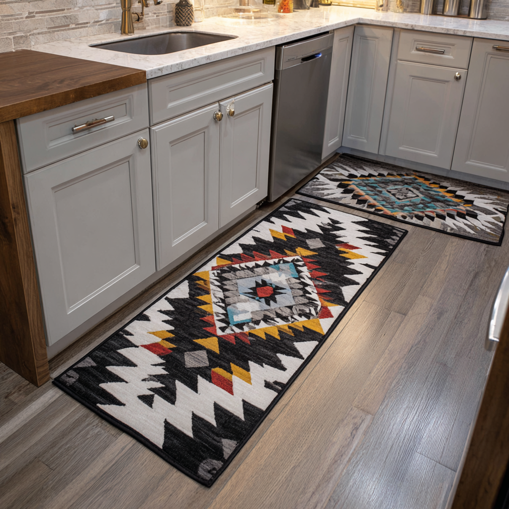 Autumn Non-Slip Kitchen Mat with Warm Tones NCU0DK11056