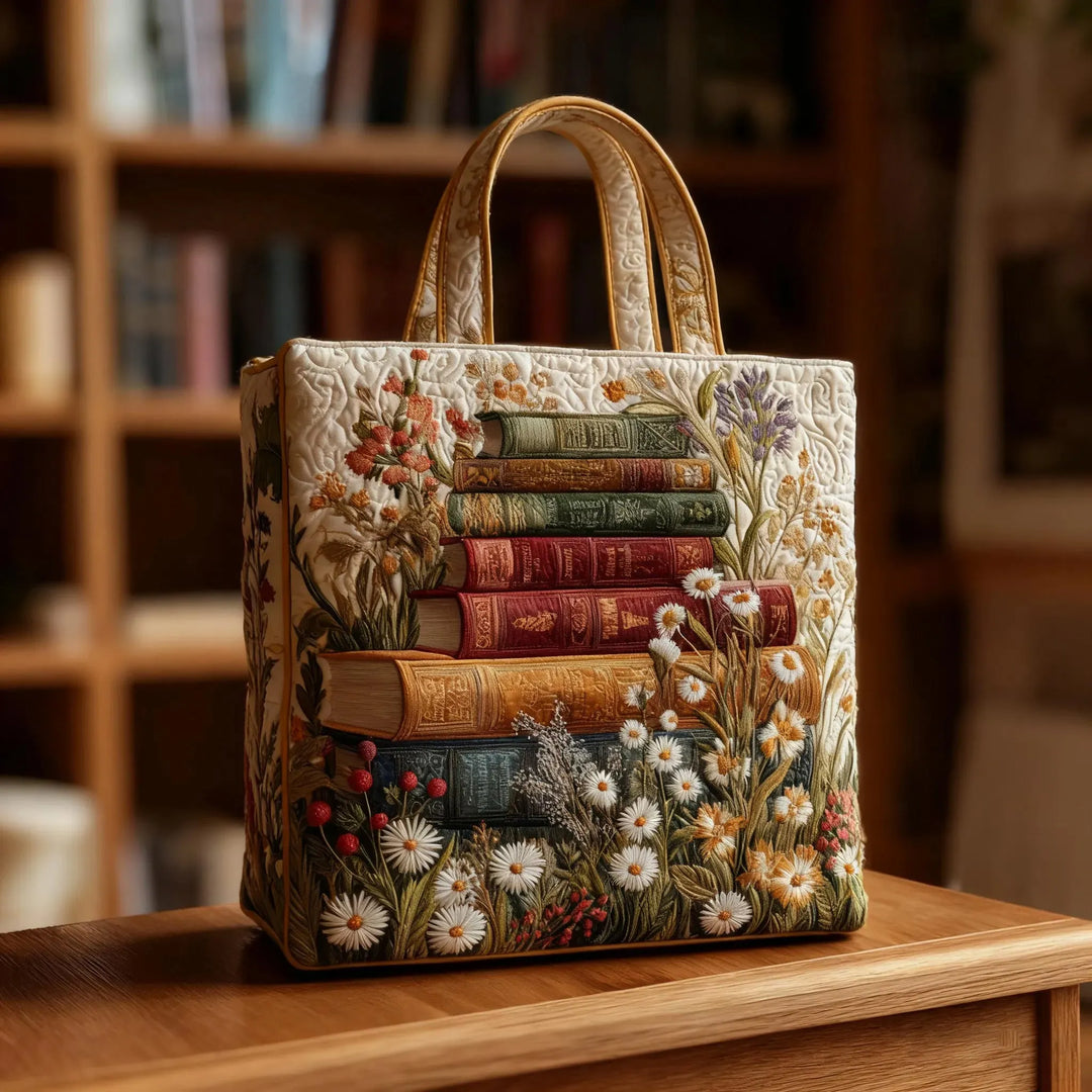 Floral Quilted Shoulder Bag with Floral Pattern design