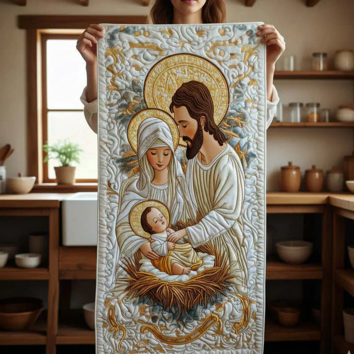 Quilted Tablecloth - Bethlehem Light