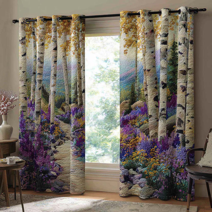 Quilted Curtains Birch Meadow NCU0NT11275