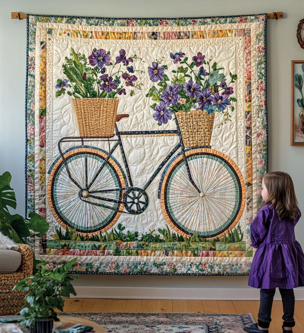 Artistic Wall Rug Blooming Wheels NCU0PT816