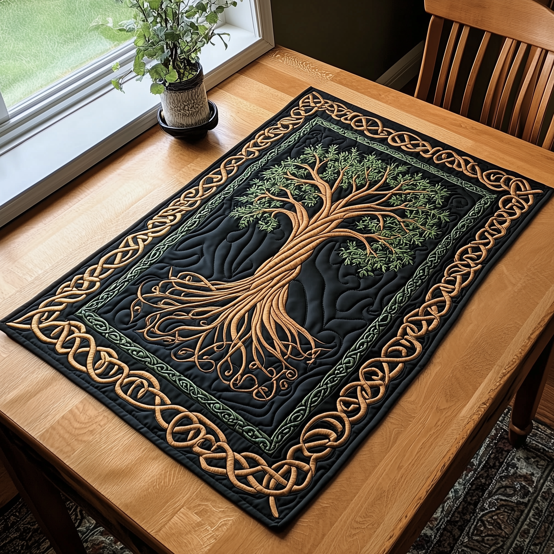 Quilted Placemat Celtic Spirit Tree NCU0TH1708