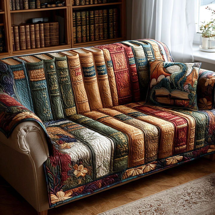 Quilted sofa cover for reading corner NCU0PT9735