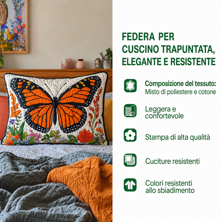 Quilted cushion cover with winter amethyst NCU0PT10655