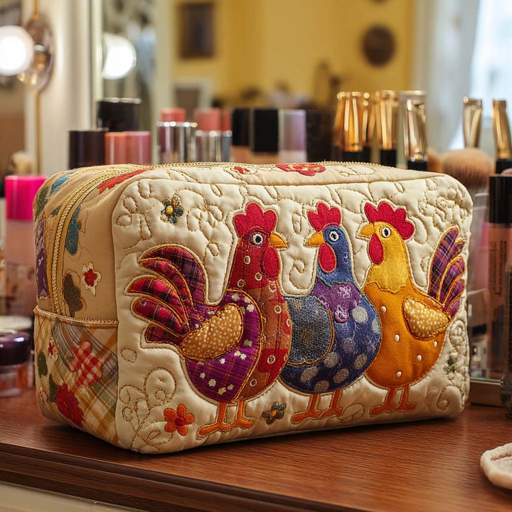 Quilted beauty case with dreaming hen NCU0NT10538