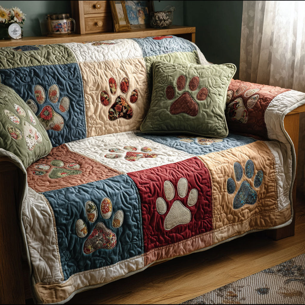 Classic Quilted Sofa Cover NCU0PT10987