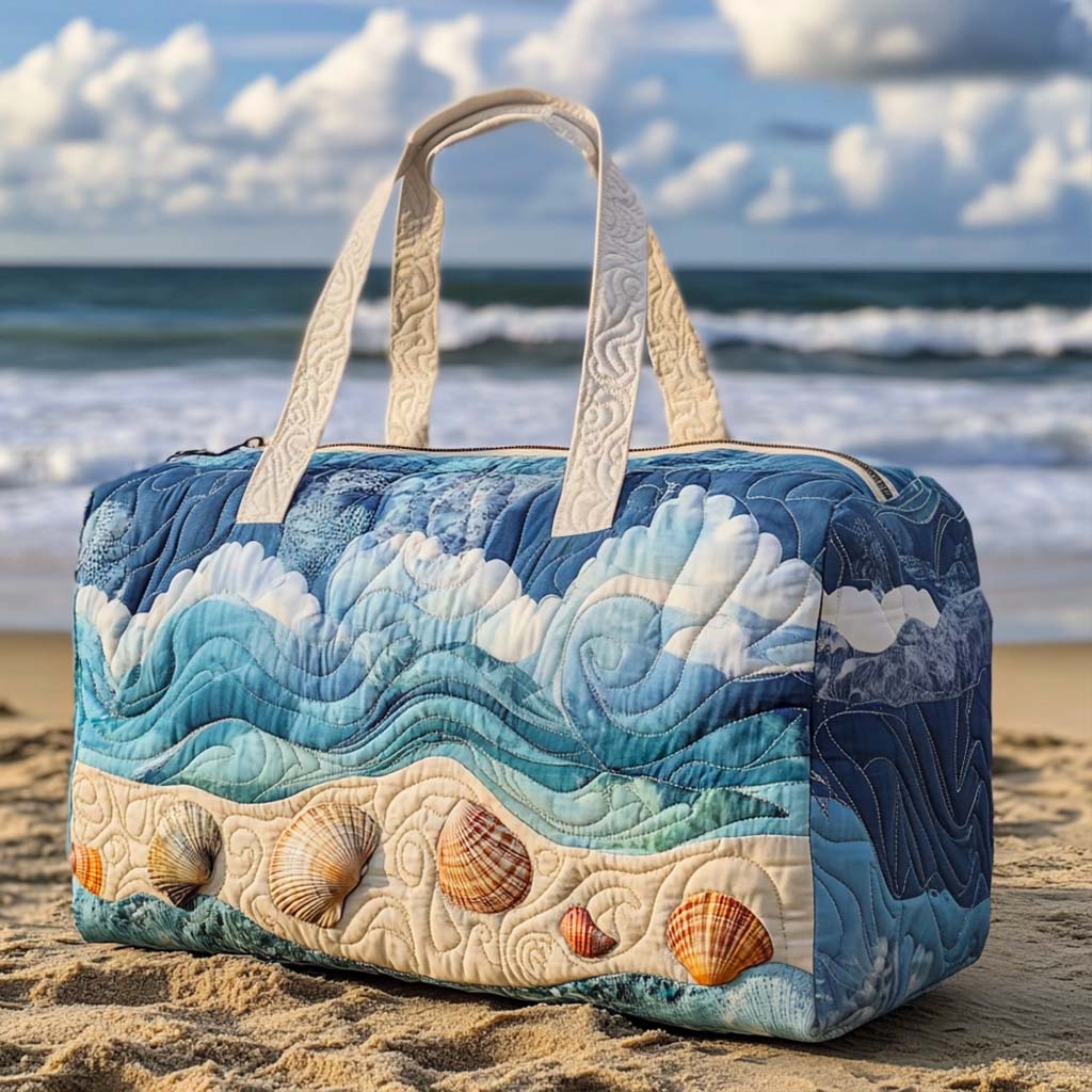 Quilted Travel Bag with Sea Breeze NCU0NT9671