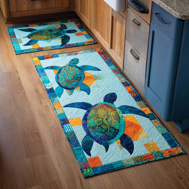 Non-slip kitchen rug with a relaxing coastal atmosphere NCU0NT11123