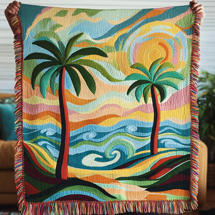 Woven Coastal Haven Blanket NCU0VH3876