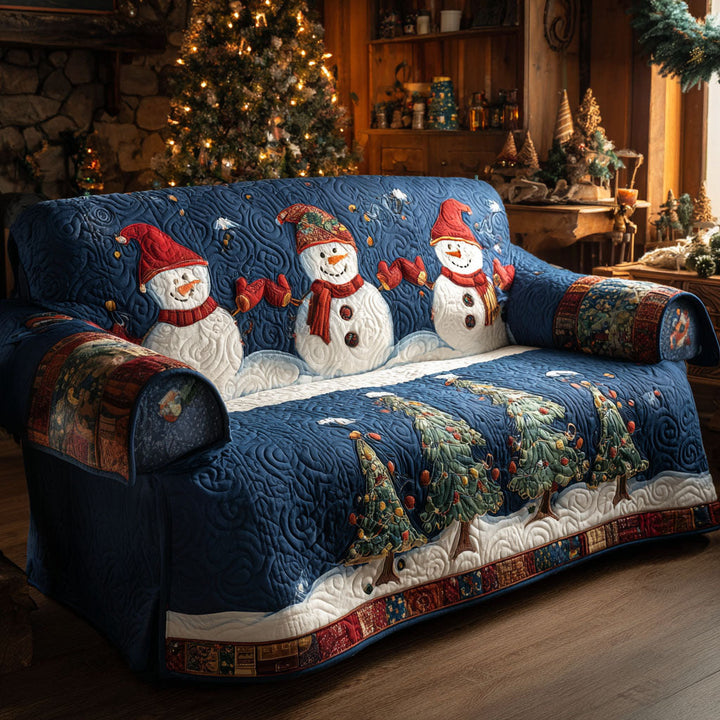 Quilted Sofa Cover with Winter Night NCU0TV793