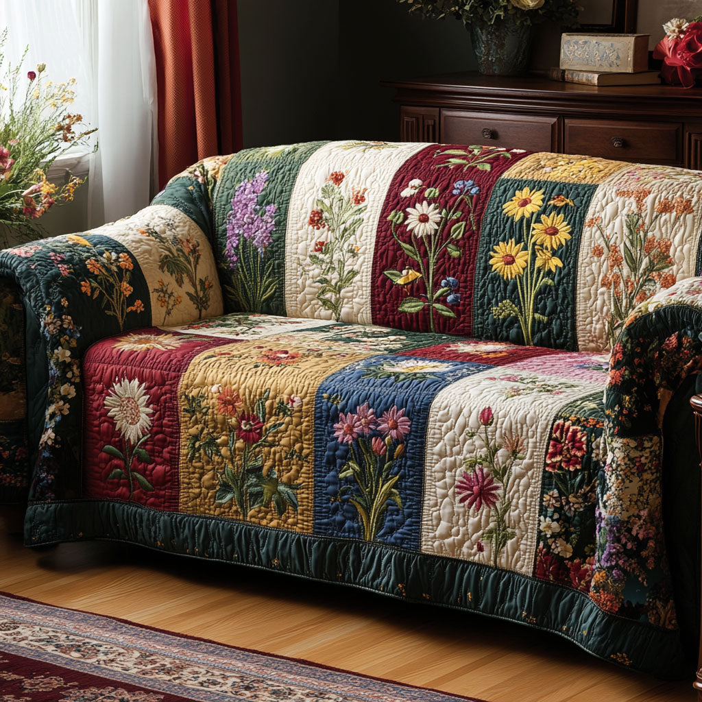 Cozy Quilted Sofa Cover NCU0DK11954