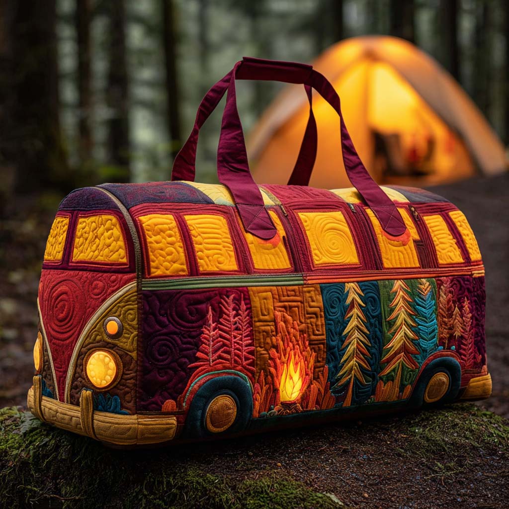 Quilted Travel Bag with Cosy Night-Time Motif NCU0NT9691