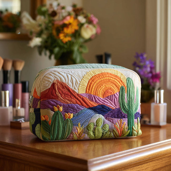 Quilted beauty case with dawn in the desert NCU0PT9622