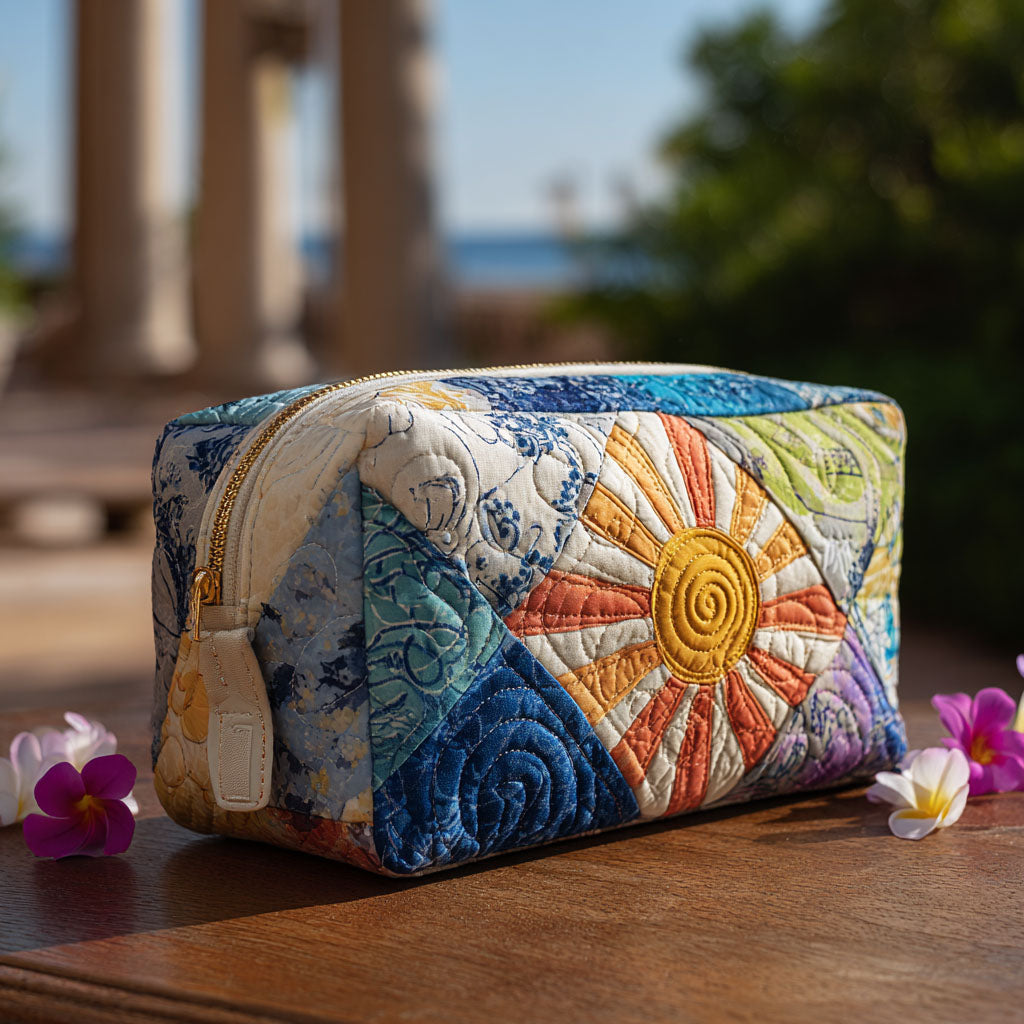 Quilted beauty case with earth spirit NCU0PT9284