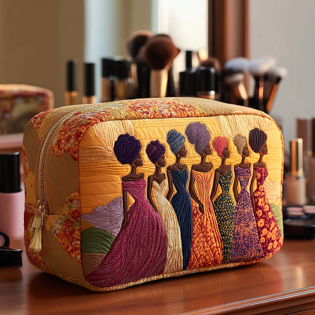 Quilted beauty case with delicate pattern NCU0NT10373