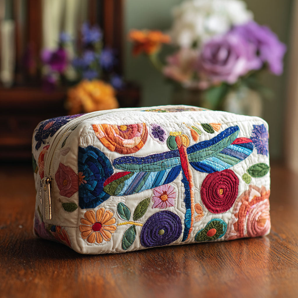 Quilted beauty case with colorful piping NCU0PT9341