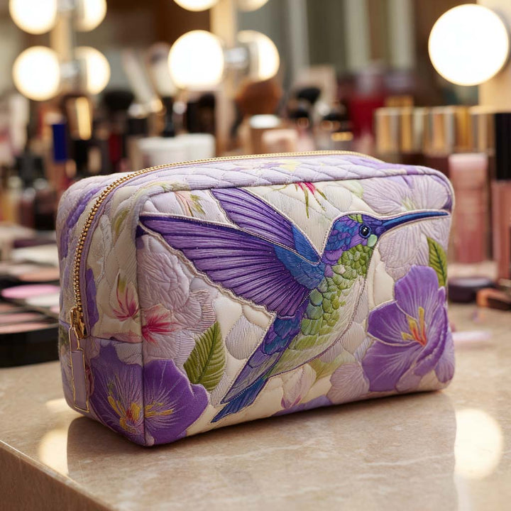 Quilted beauty case with floral flight NCU0NT10160