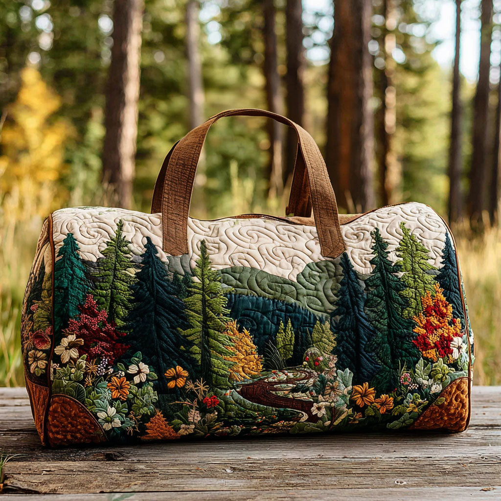Quilted Travel Bag with Woodland Guardian NCU0PT8996
