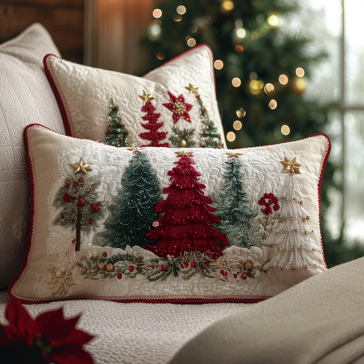 Quilted Pillow Cover with Frozen Wonder NCU0DV8471