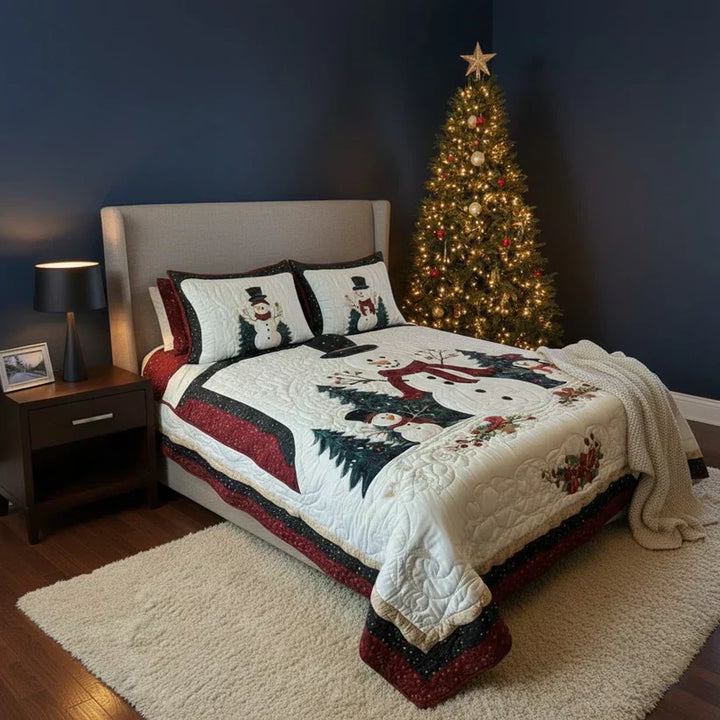 3-Piece Duvet Cover Set - Snow Friends