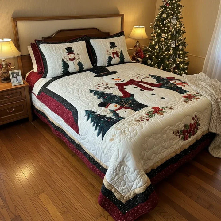 3-Piece Duvet Cover Set - Snow Friends
