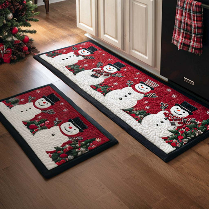 Non-slip Christmas Kitchen Mat with Gift Time NCU0NT10915