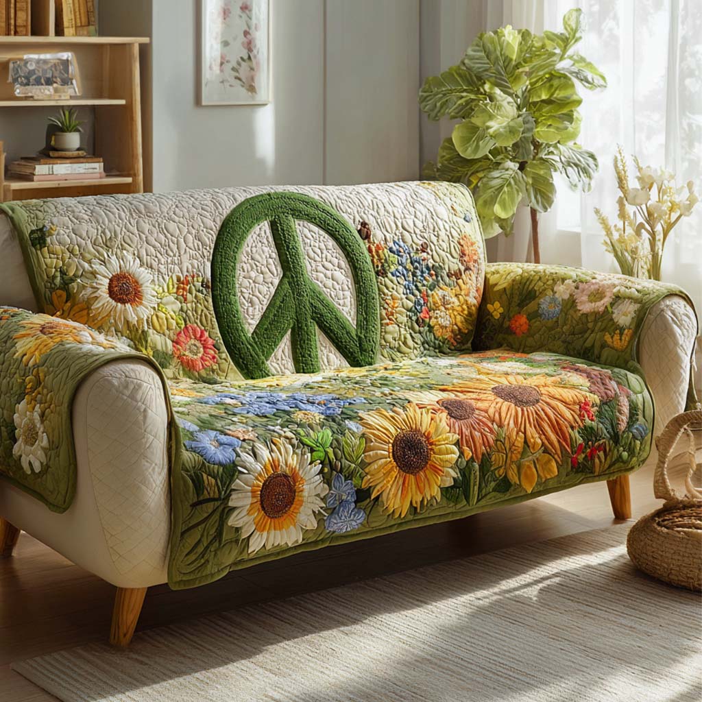 Quilted sofa cover in hippie style NCU0VT292