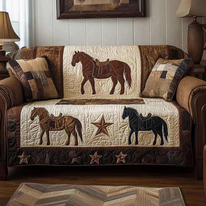 Quilted sofa cover in rodeo style NCU0NT10809