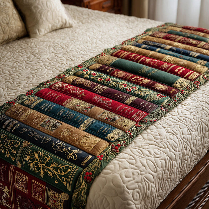 Heritage Library Quilted Bed Cover NCU0TV1373