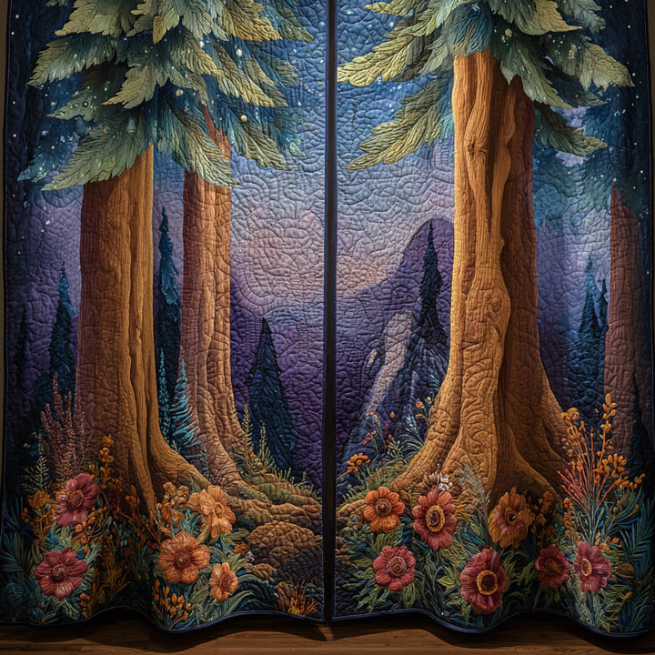 Quilted Curtains Forest NCU0VT331