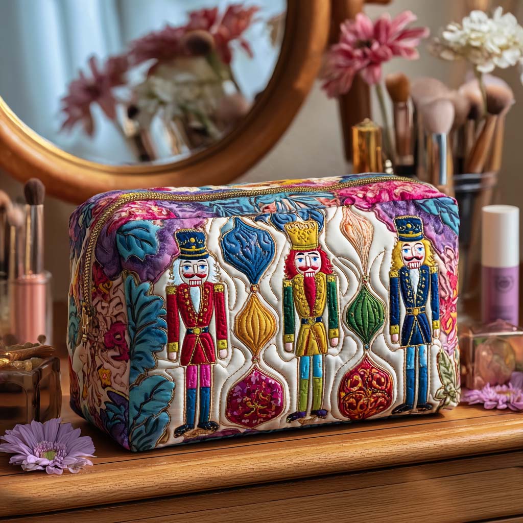 Quilted beauty case with Christmas soldier NCU0PT9502
