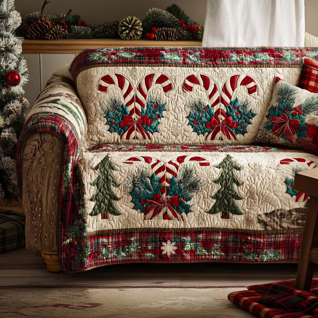 Quilted sofa cover with festive spirit NCU0NT10937