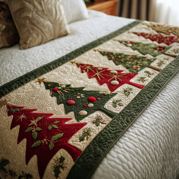 Quilted Bed Cover Holly Forest NCU0TV661