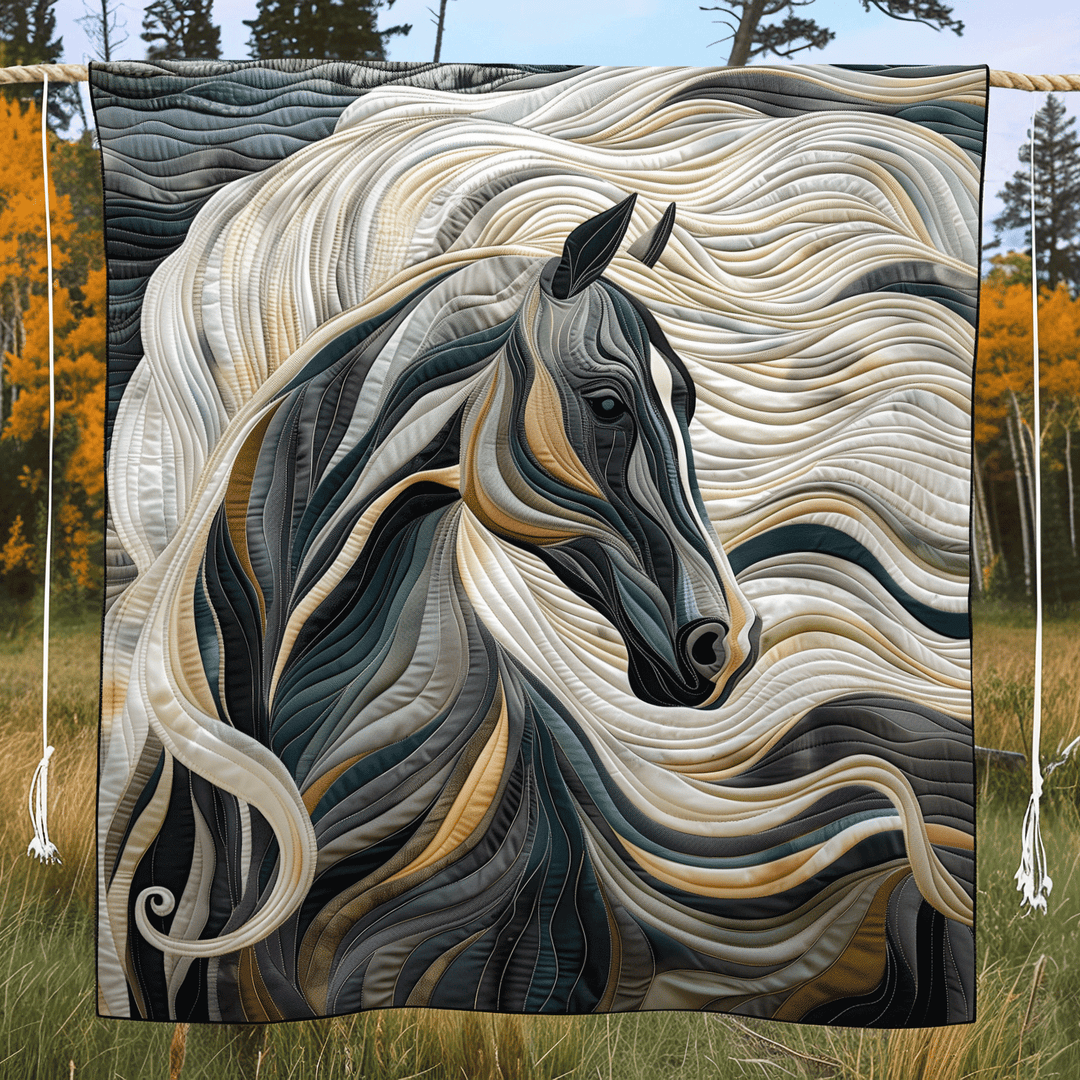 Quilted Blanket Horse Grace NCU0DV150