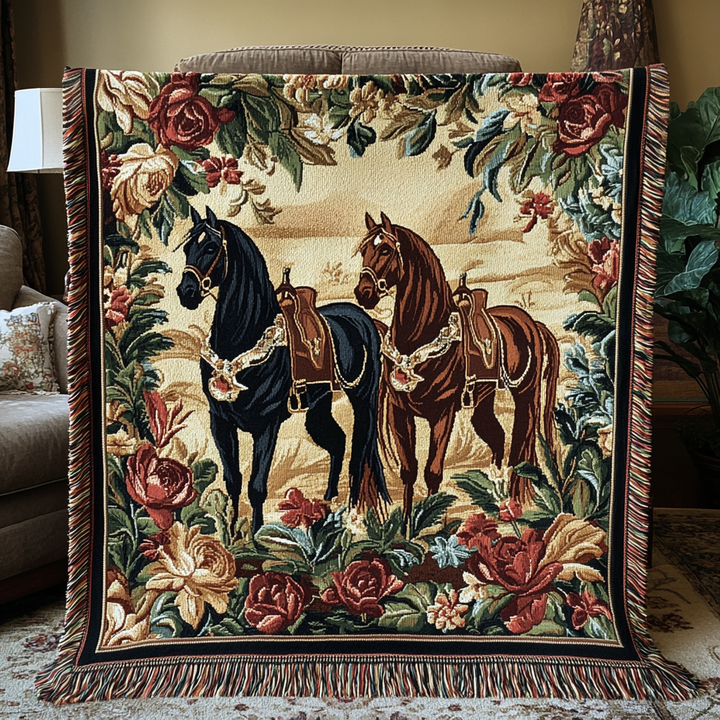 Woven Blanket Sofa Horse Haven NCU0VH3478