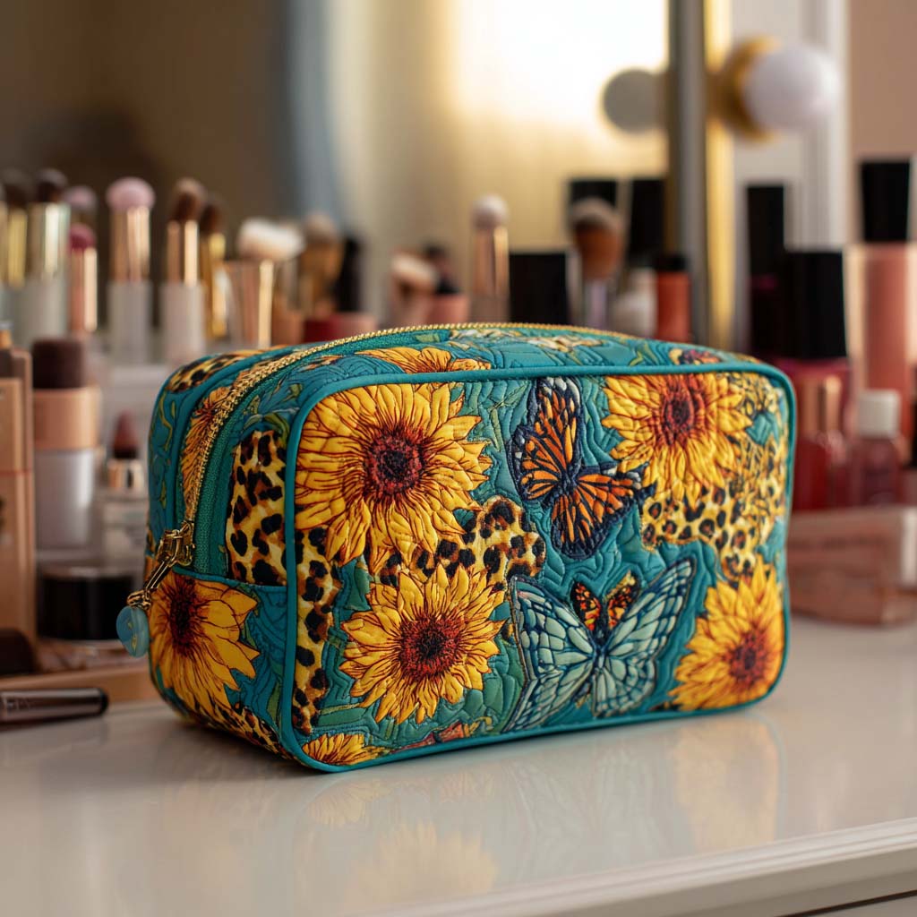 Quilted beauty case with cheerful petals NCU0NT10233