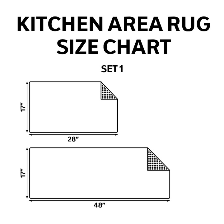 Non-slip kitchen rug with golden path NCU0DK10916