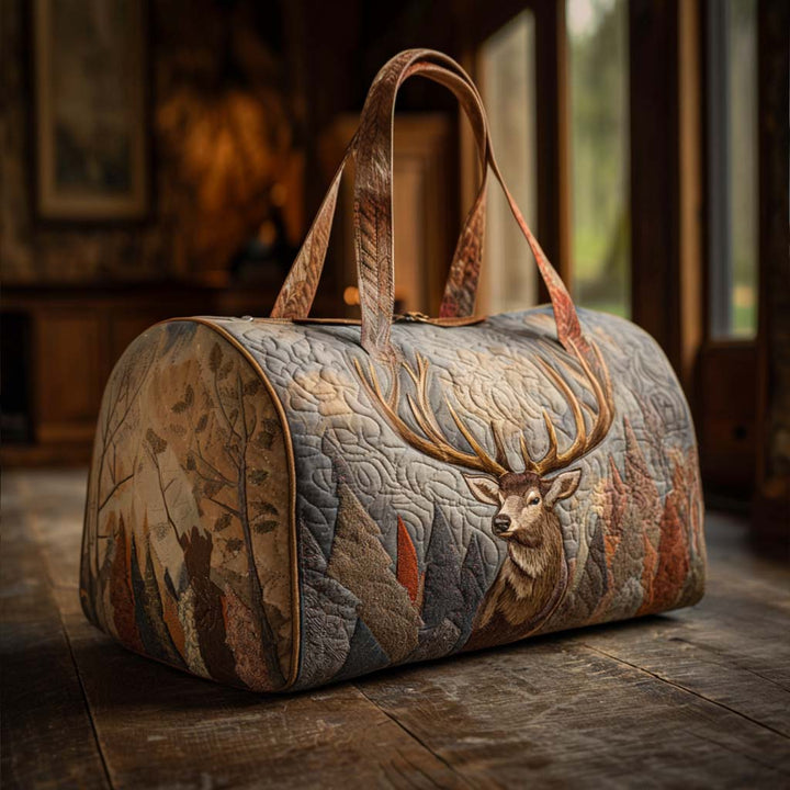 Quilted Travel Bag with Majestic Deer NCU0NT10454