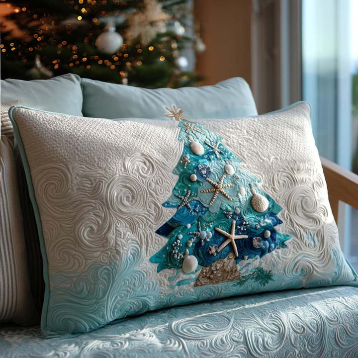 Quilted cushion cover with festive tides NCU0PT9759