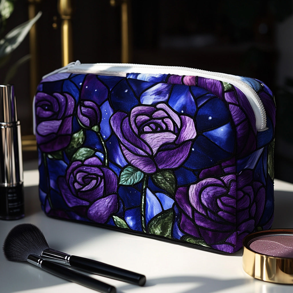 Quilted beauty case with night rose NCU0DV7739